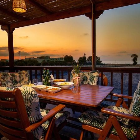 Mayia Sunset Sea Front House Gouves Heraklion Экстерьер фото